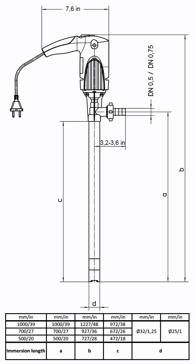 314-Stainless Steel-Dimensions